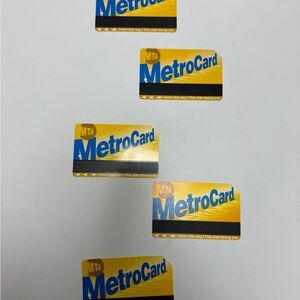MTA MetroCard Subway Card New York City (discontinued) 5cards (years 2016-2020)